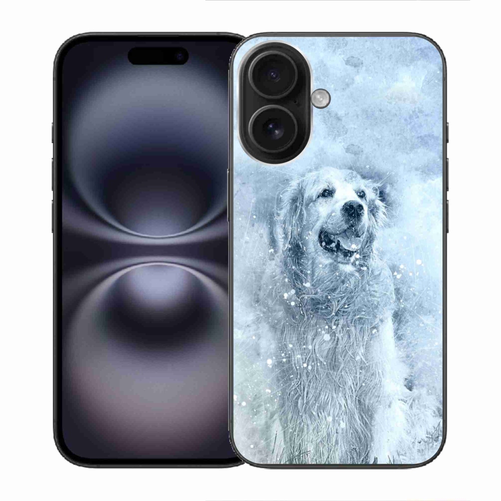 Gelový obal mmCase na iPhone 16 - retrívr