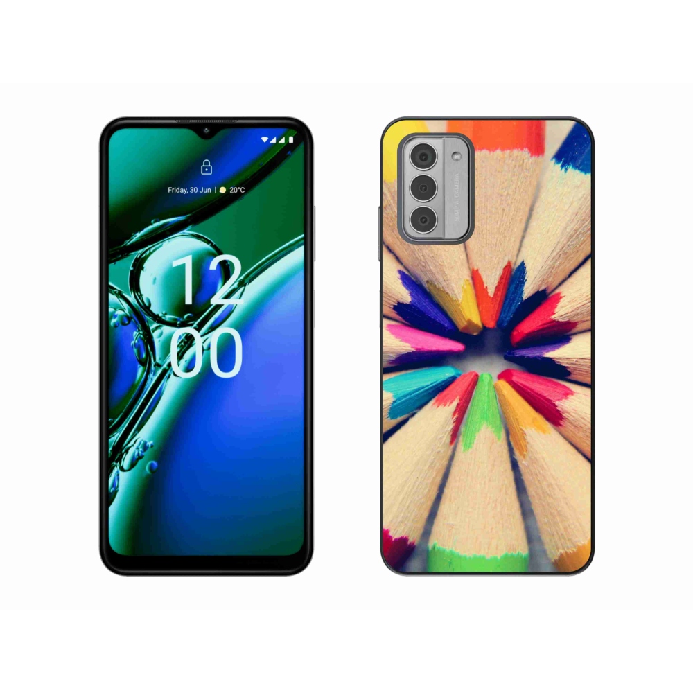 Gelový kryt mmCase na Nokia G42 - pastelky 