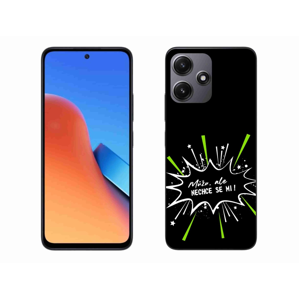 Gelový kryt mmCase na Xiaomi Redmi 12 5G - vtipný text 11 černé pozadí