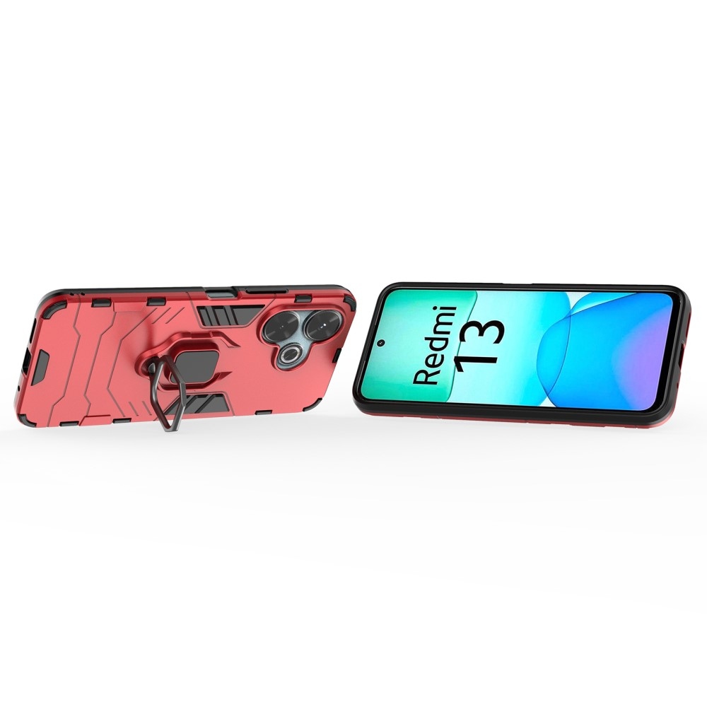 Guardy odolný kryt na Xiaomi Redmi 13 4G/Poco M6 4G - červený