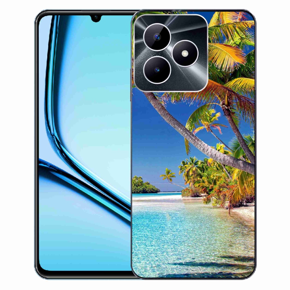 Gelový obal mmCase na Realme Note 50 - mořská pláž