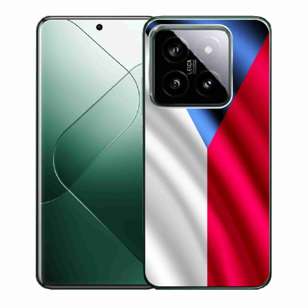 Gelový kryt mmCase na Xiaomi 14 - česká vlajka