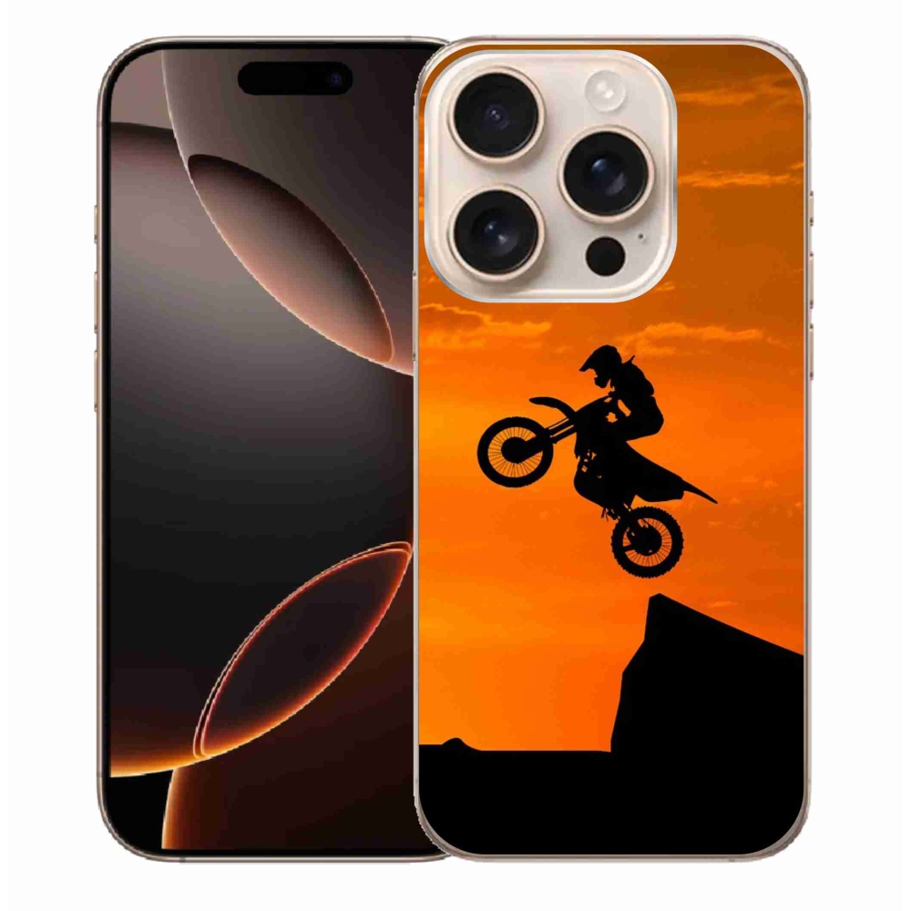 Gelový kryt mmCase na iPhone 16 Pro Max - motocross