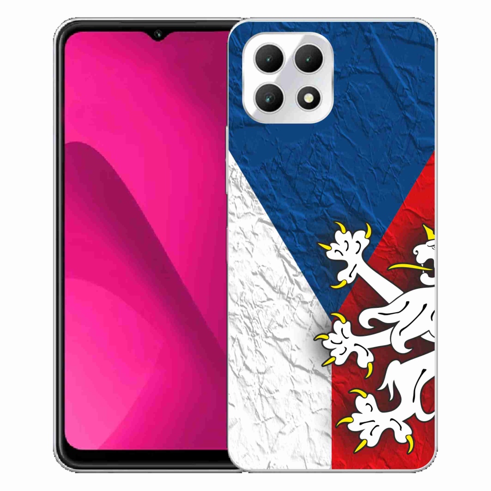 Gelový kryt mmCase na T-Mobile T Phone 2 - česká vlajka 1