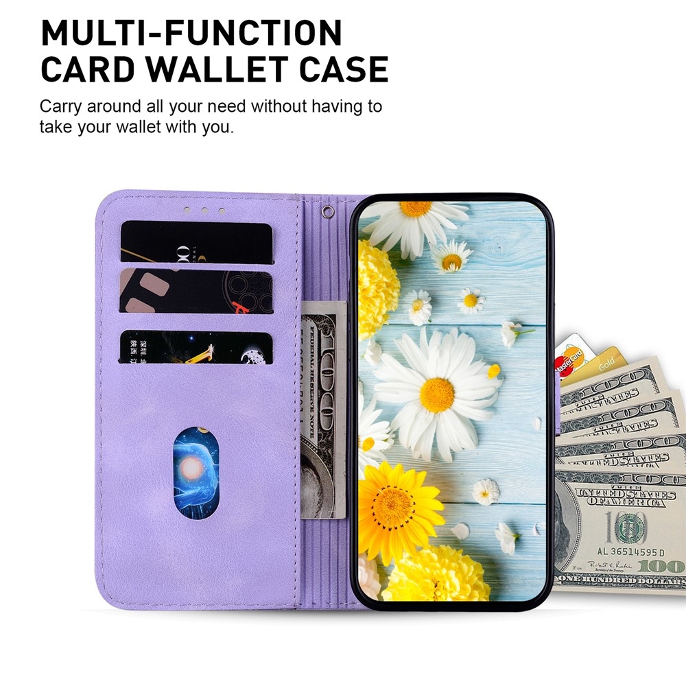 Lily knížkové pouzdro na Xiaomi Redmi 15C 4G/5G (173mm) - fialové
