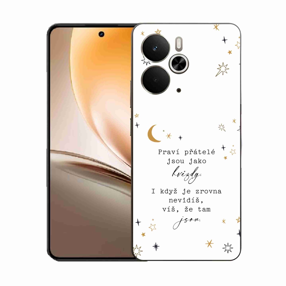 Gelový kryt mmCase na Realme 14 5G - citát 6 bílé pozadí