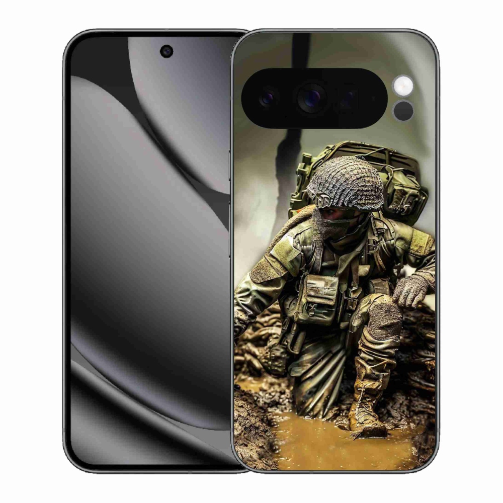 Gelový kryt mmCase na Google Pixel 10 Pro XL - voják