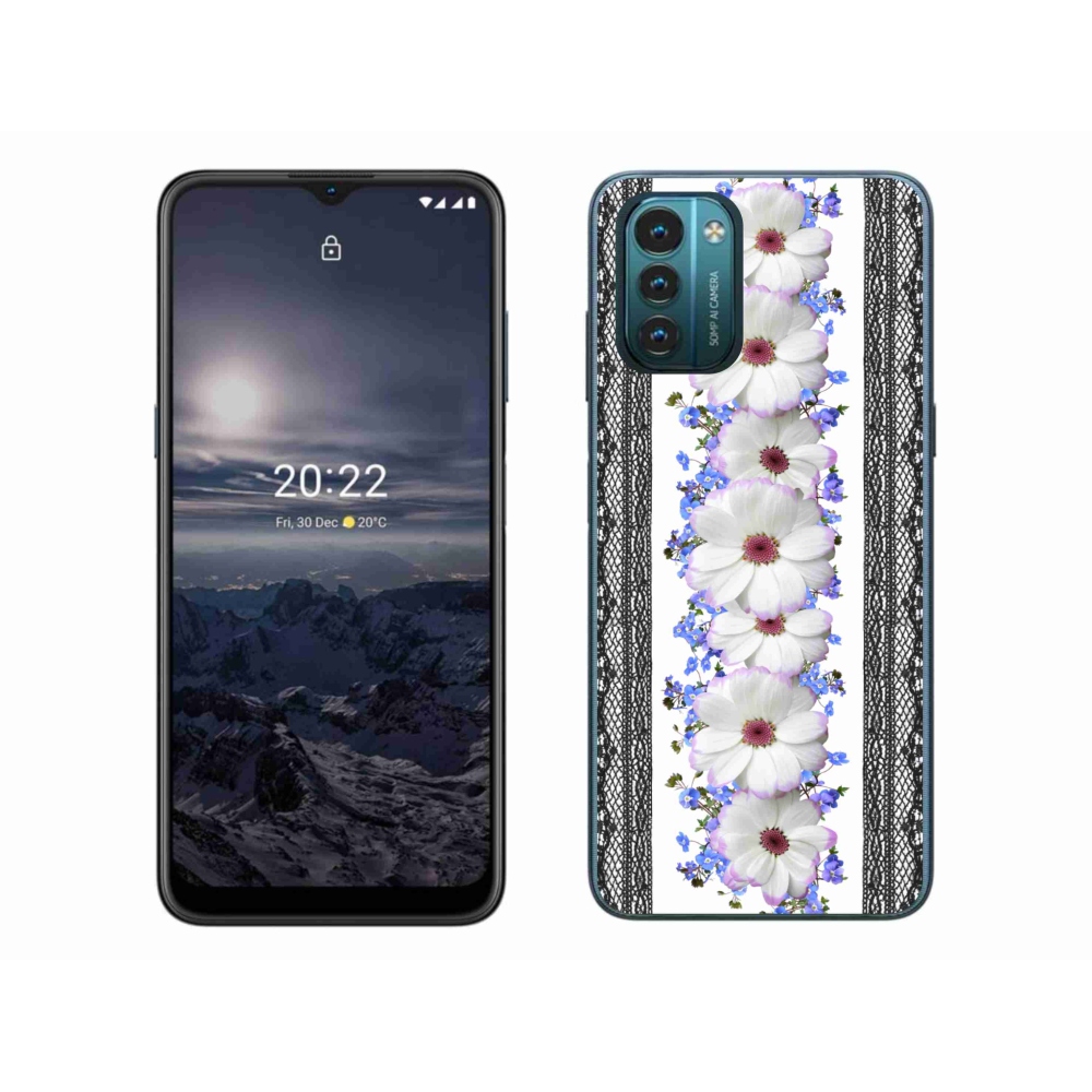 Gelový kryt mmCase na Nokia G11/G21 - květiny 8
