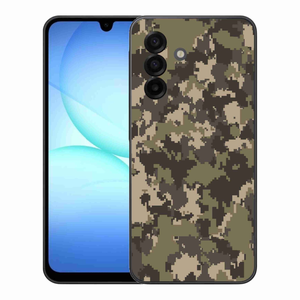 Gelový kryt mmCase na Samsung Galaxy A17 4G/5G - maskáčový vzor 12
