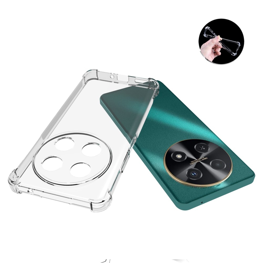 Průhledný gelový obal s vyztuženými rohy na Huawei Nova 12i