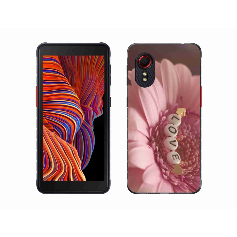 Gelový kryt mmCase na Samsung Galaxy Xcover 5 - přívěsek love