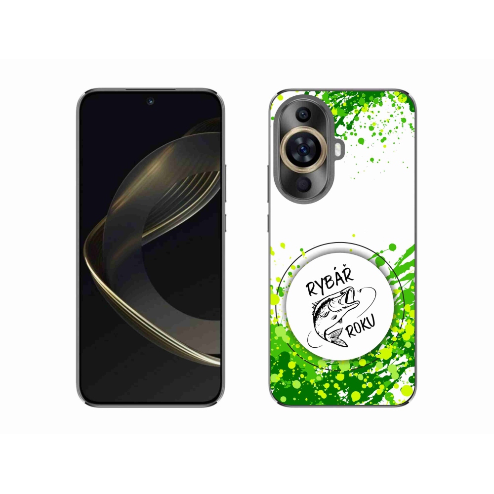 Gelový kryt mmCase na Huawei Nova 11 - rybář roku bílé pozadí