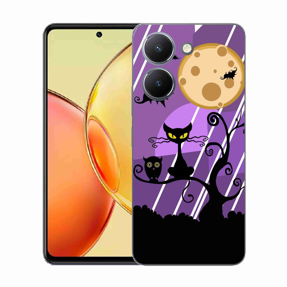 Gelový kryt mmCase na Vivo Y36 - halloween