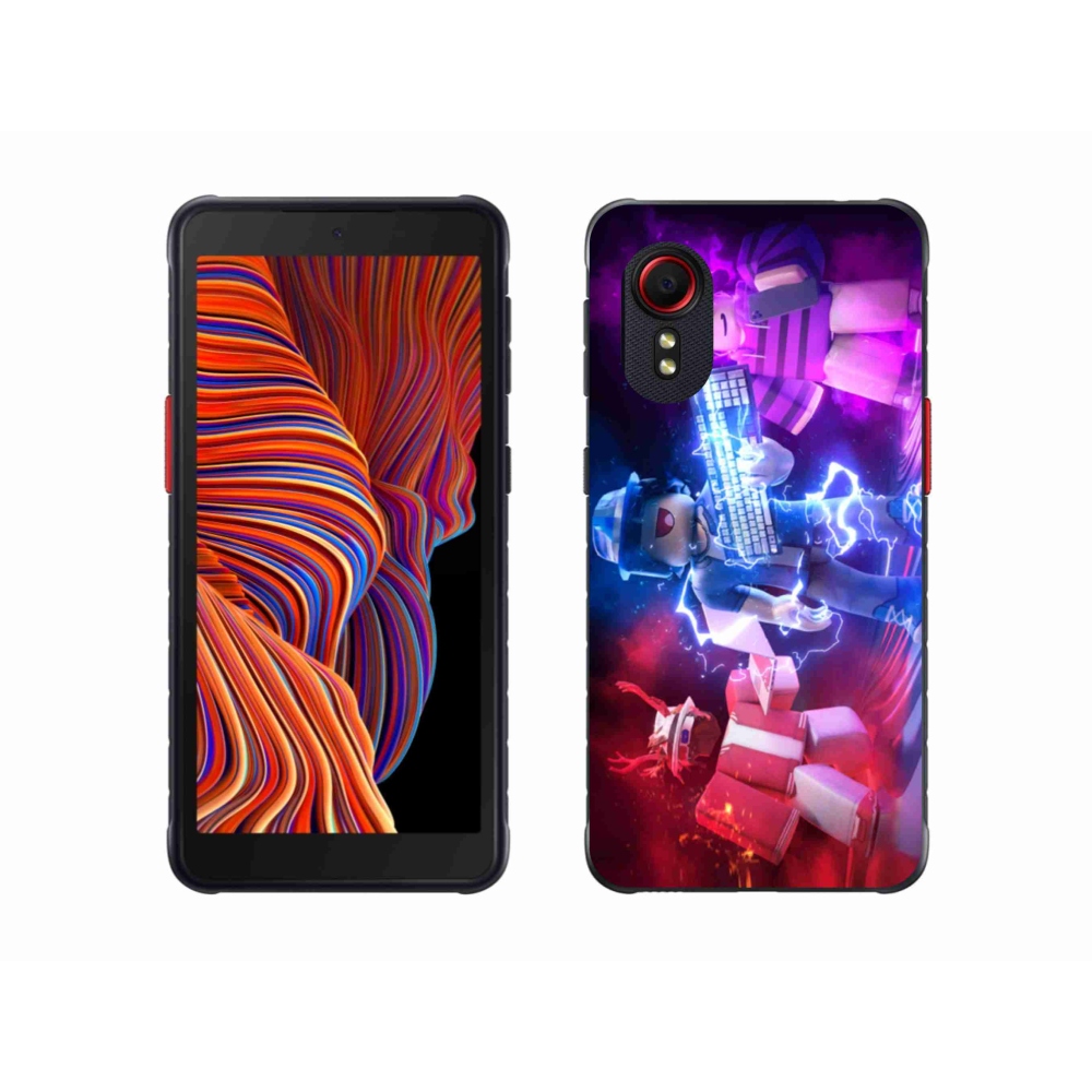 Gelový kryt mmCase na Samsung Galaxy Xcover 5 - roblox