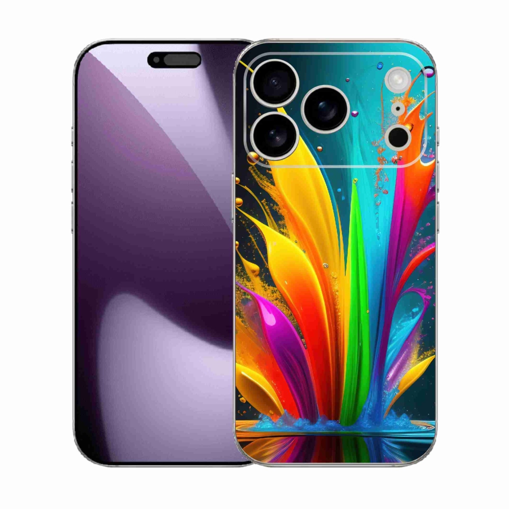 Gelový kryt mmCase na iPhone 17 Pro - abstraktní motiv 1