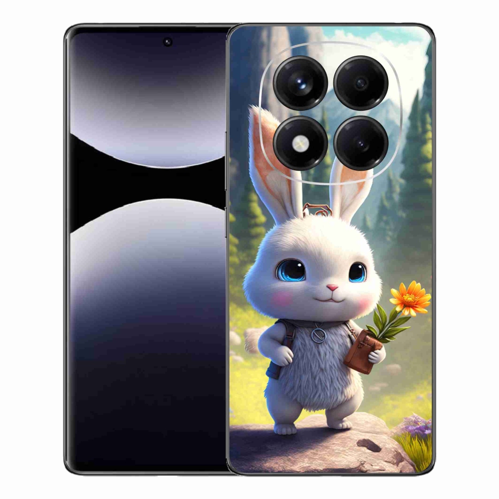 Gelový kryt mmCase na Xiaomi Redmi Note 14 Pro - roztomilý králíček