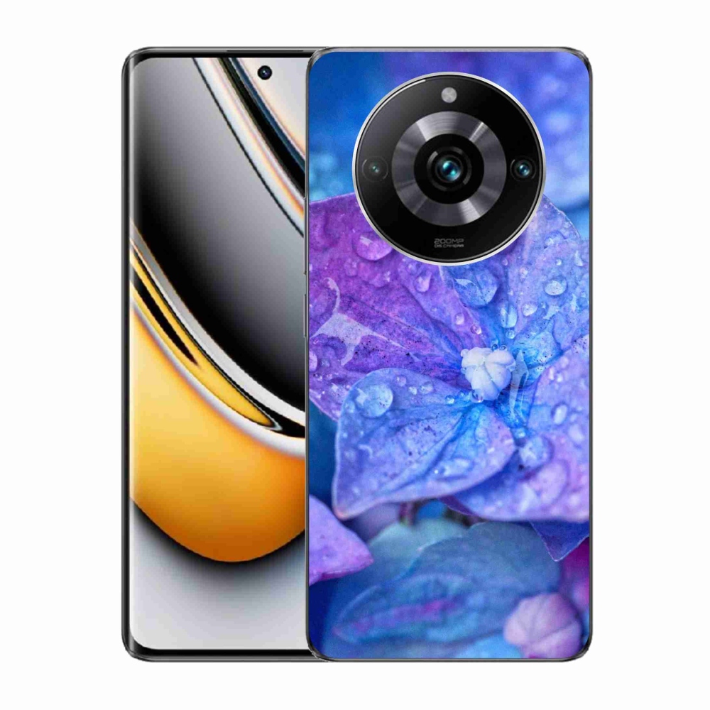 Gelový kryt mmCase na Realme 11 Pro/11 Pro+ - fialový květ
