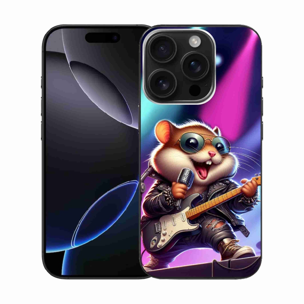Gelový kryt mmCase na iPhone 16 Pro - křeček rocker