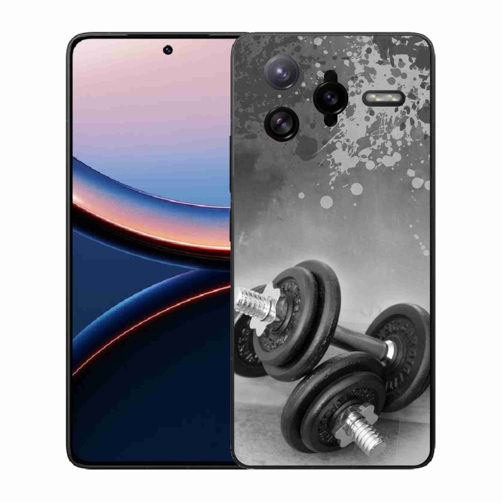 Gelový kryt mmCase na Xiaomi Poco F7 Ultra - činky 1