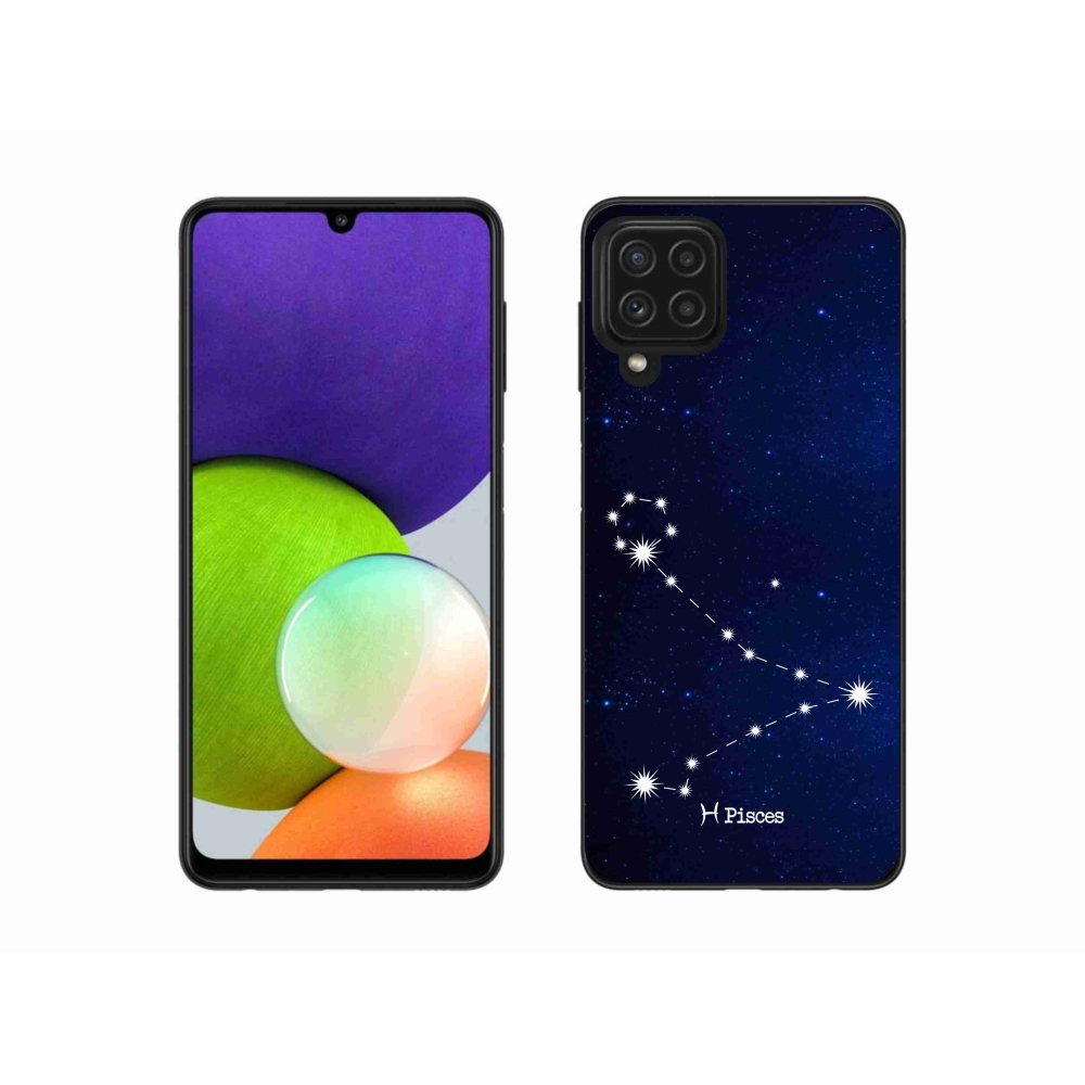 Gelový kryt mmCase na Samsung Galaxy A22 4G - souhvězdí Ryby