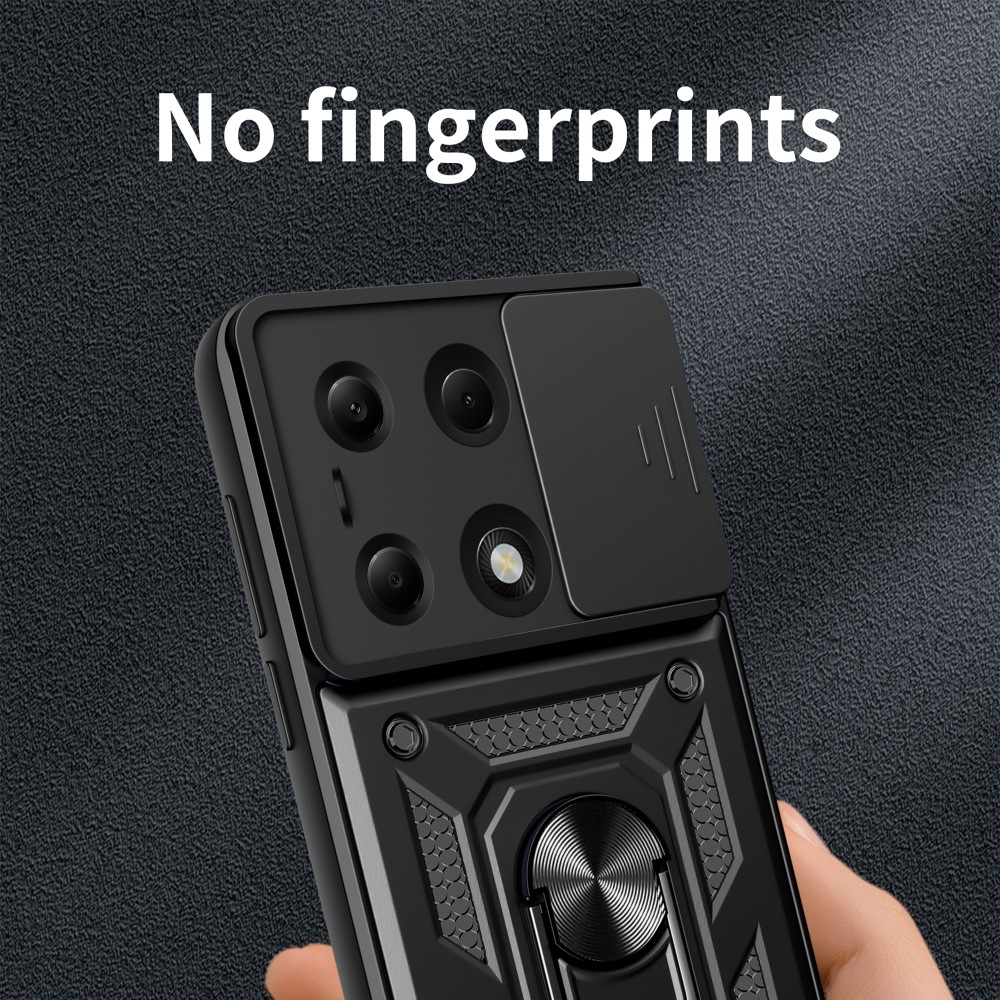 Slide odolný kryt na Xiaomi Redmi Note 13 Pro 4G/Poco M6 Pro - černý