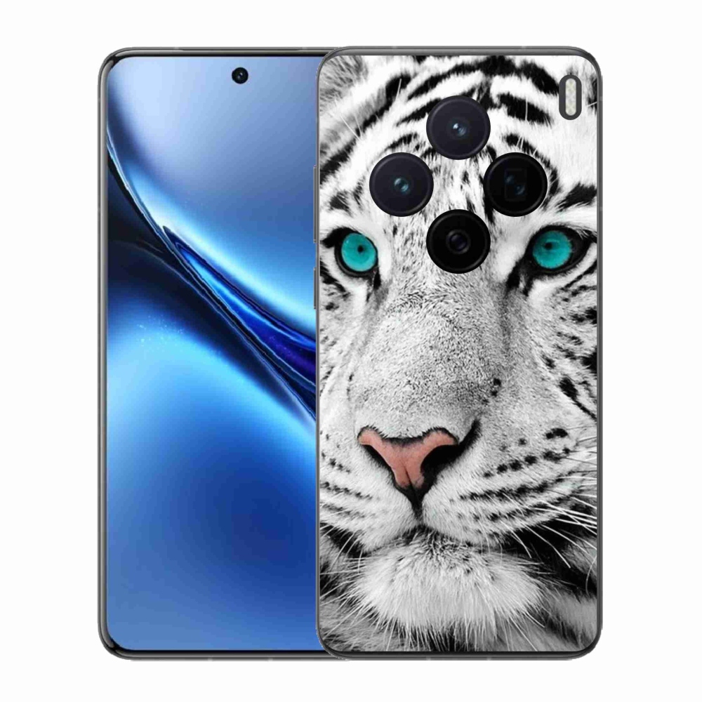 Gelový kryt mmCase na Vivo X200 5G - bílý tygr