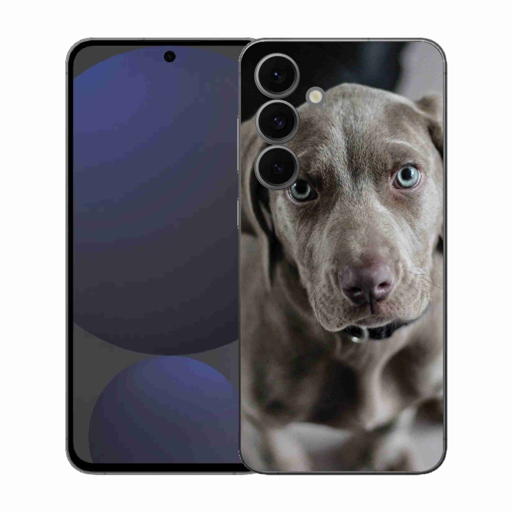 Gelový kryt mmCase na Samsung Galaxy S25 FE - výmarský ohař