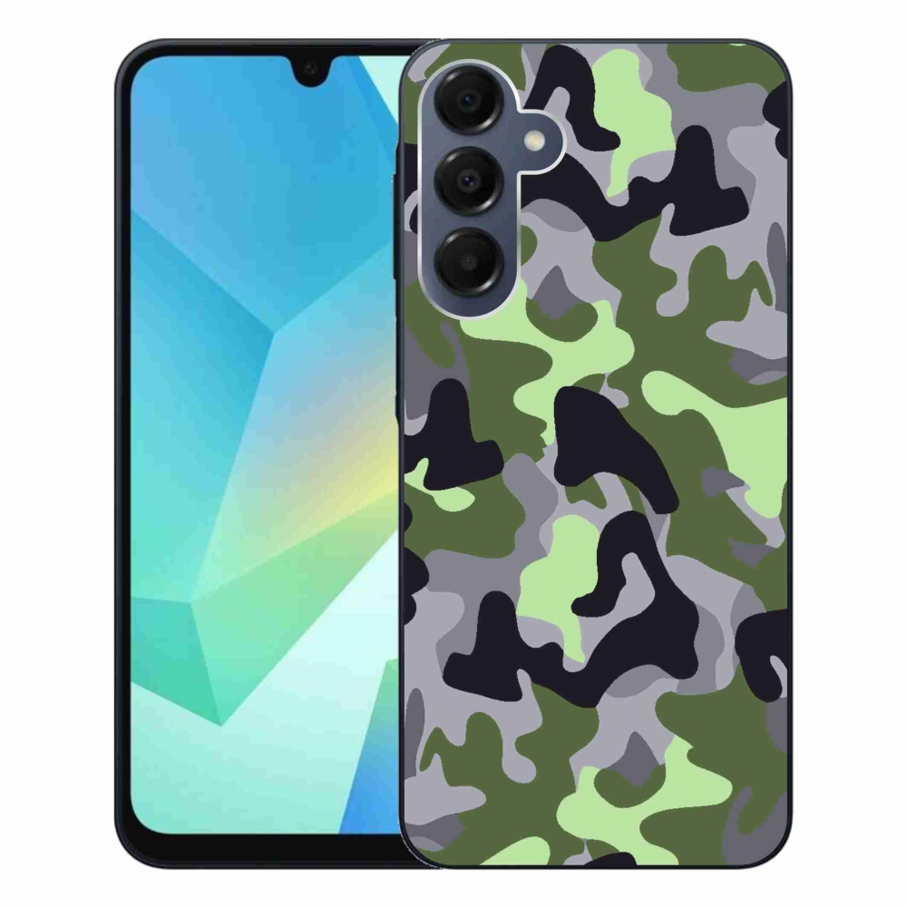 Gelový kryt mmCase na Samsung Galaxy A16 4G/5G - maskáčový vzor 7