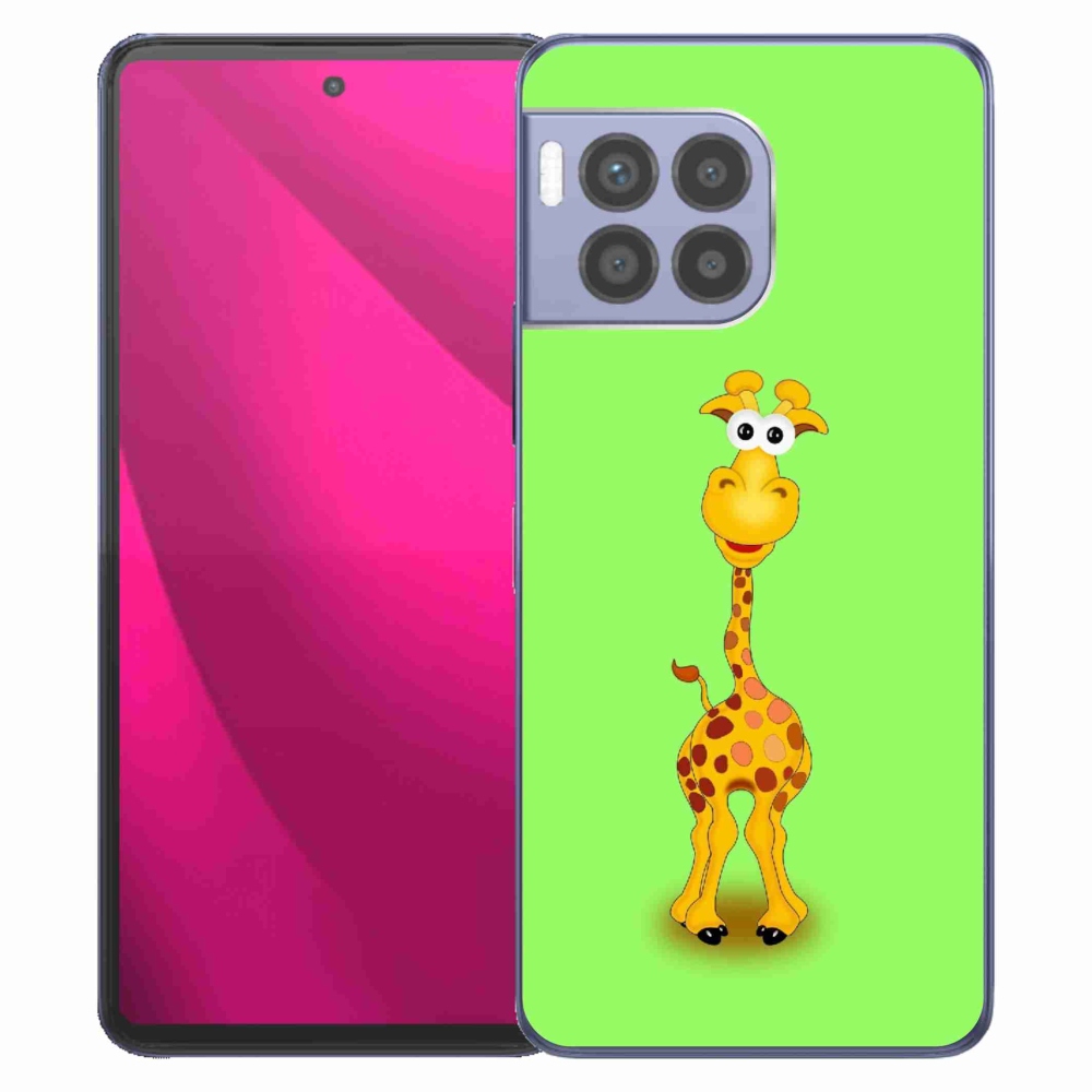Gelový kryt mmCase na T-Mobile T Phone 2 Pro - kreslená žirafa