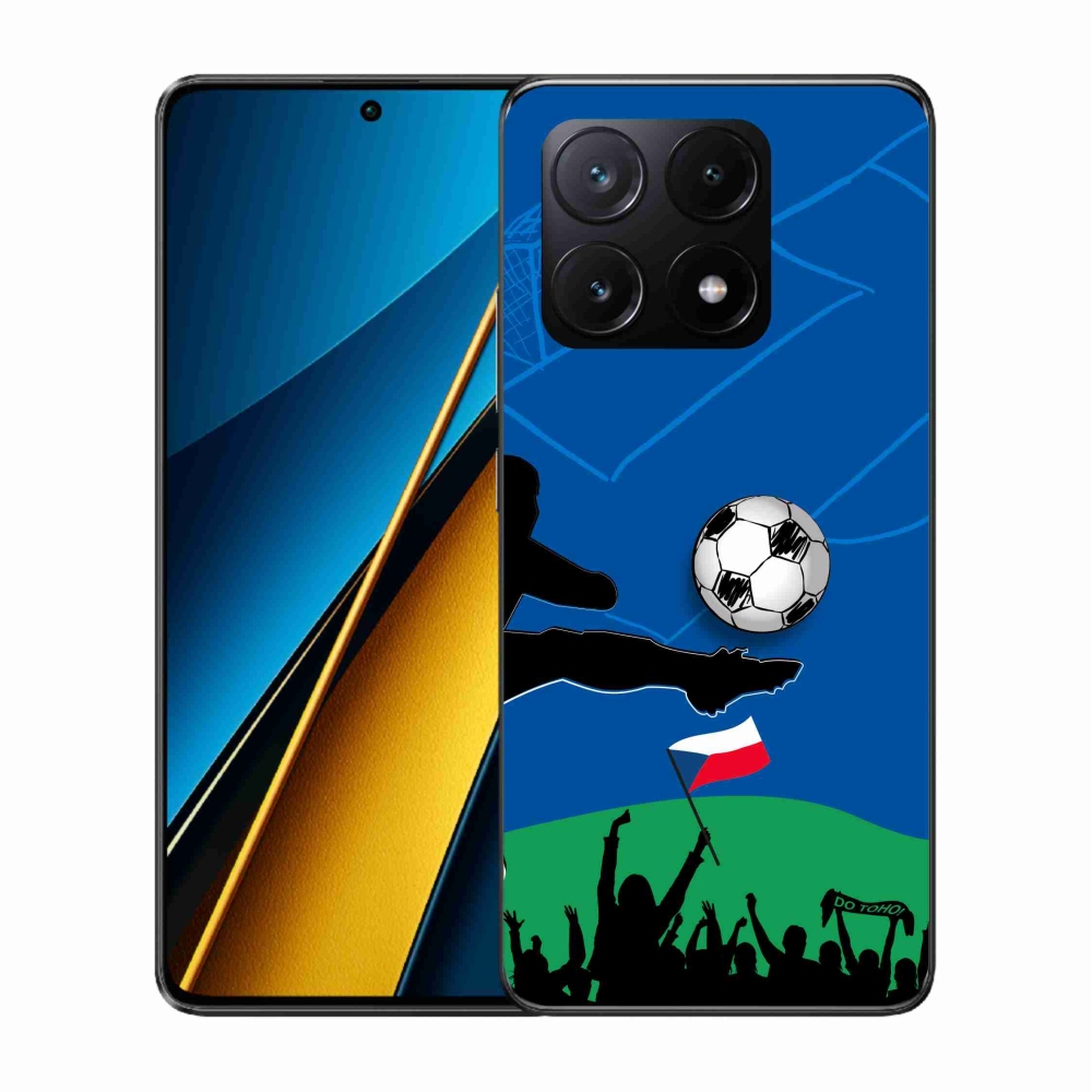 Gelový kryt mmCase na Xiaomi Poco X6 Pro 5G - fanoušci fotbalu