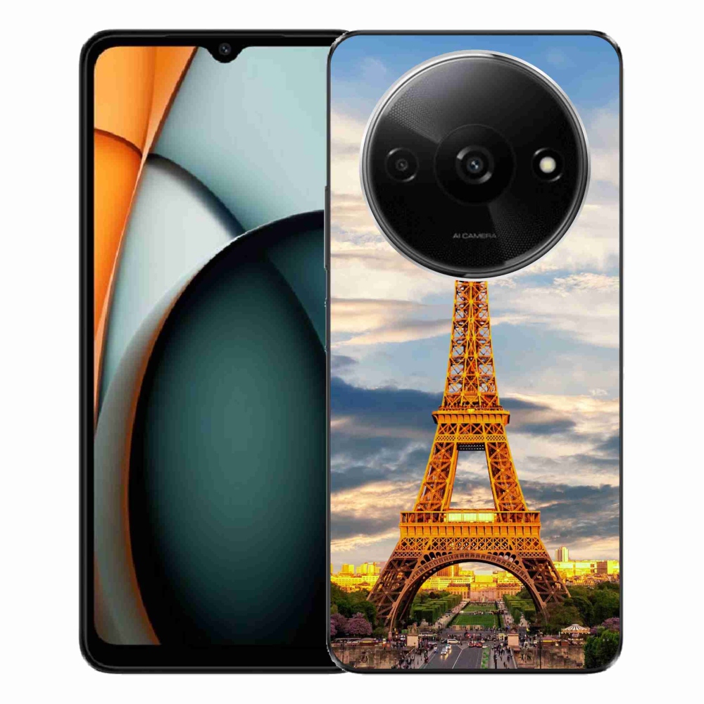 Gelový kryt mmCase na Xiaomi Redmi A3 - eiffelova věž 3