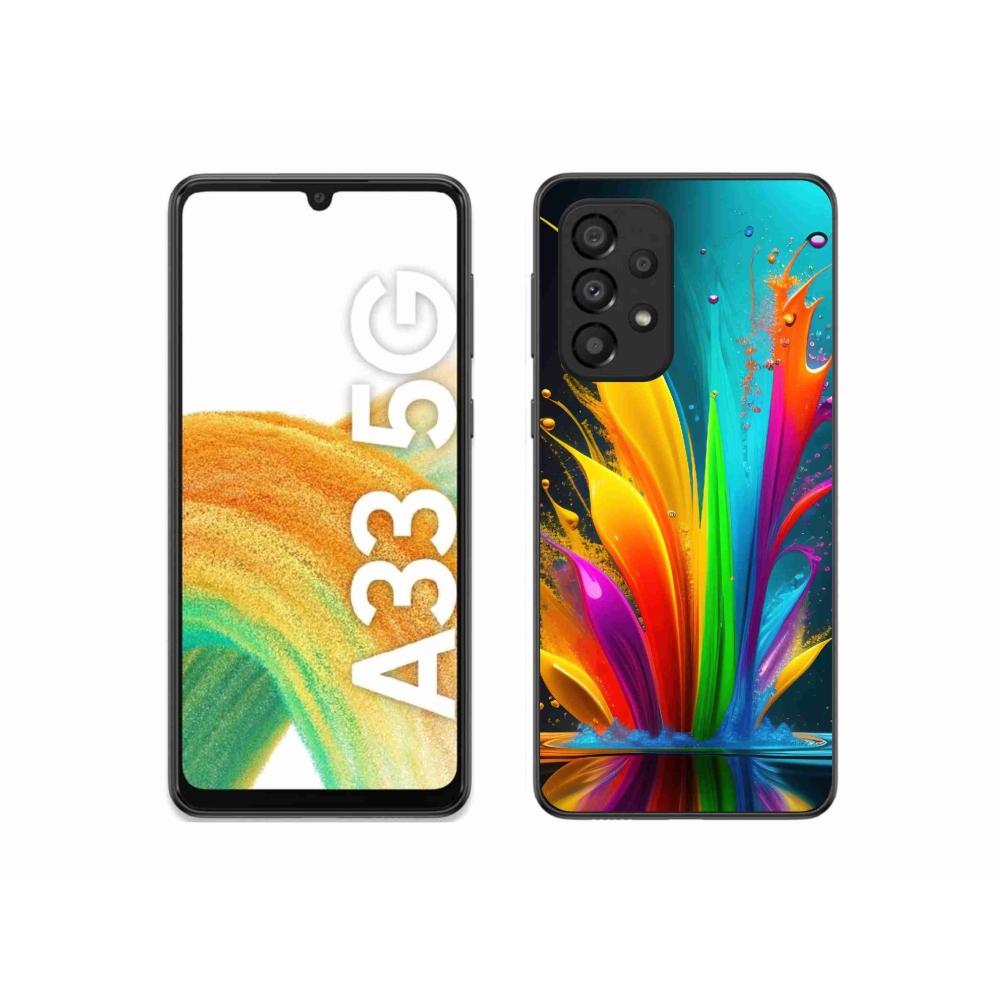 Gelový kryt mmCase na Samsung Galaxy A33 5G - abstraktní motiv 1