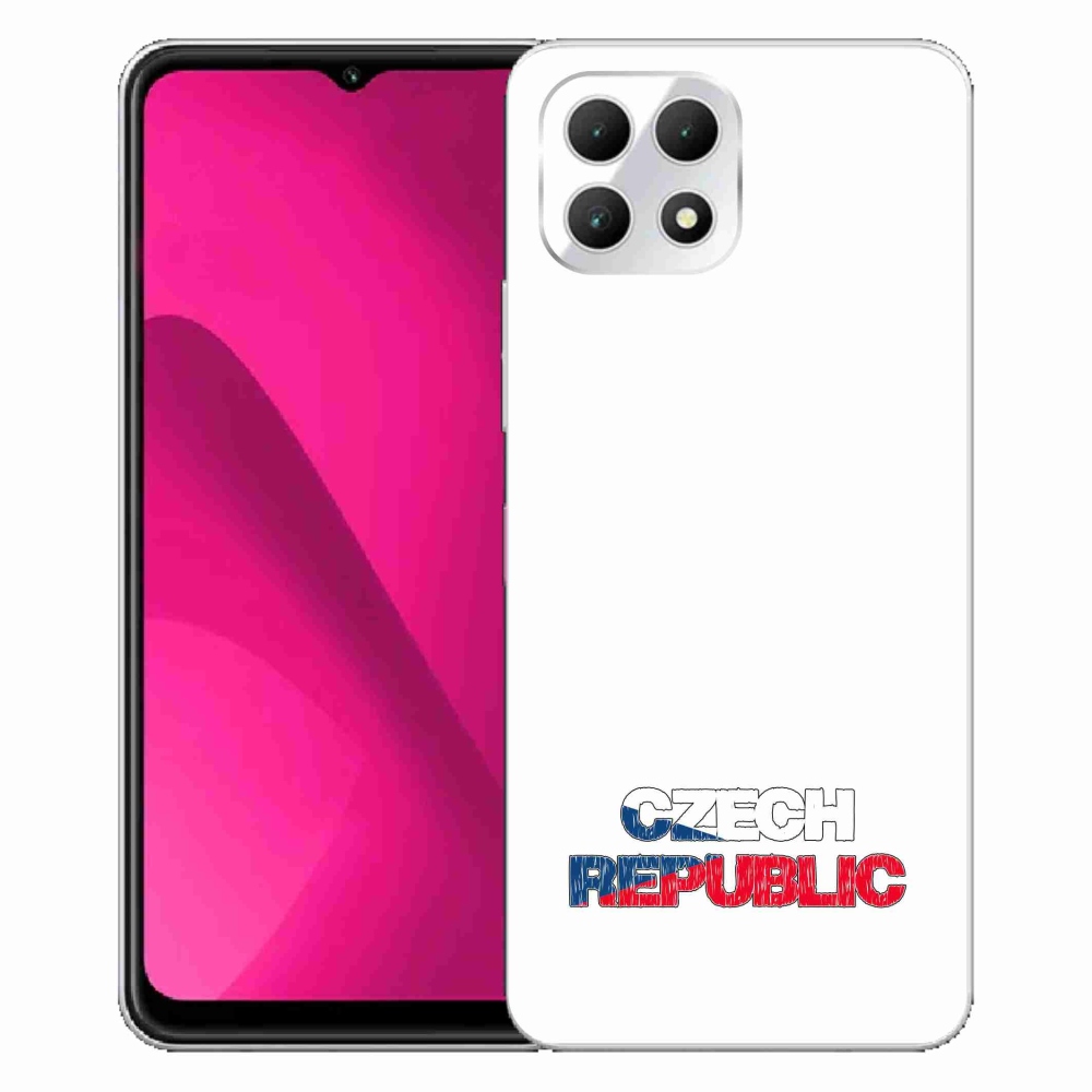 Gelový kryt mmCase na T-Mobile T Phone 2 - Czech Republic bílé pozadí