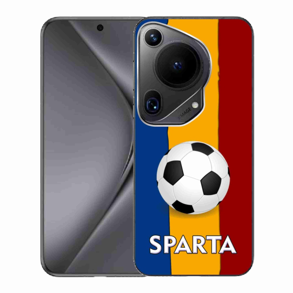 Gelový kryt mmCase na Huawei Pura 70 Ultra - fotbal 1