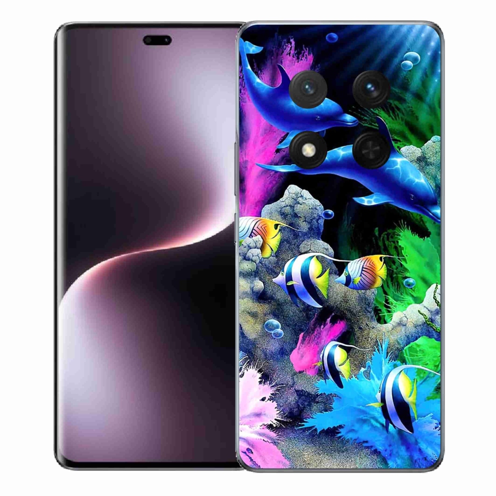 Gelový kryt mmCase na Honor Magic 7 Lite 5G - mořský svět