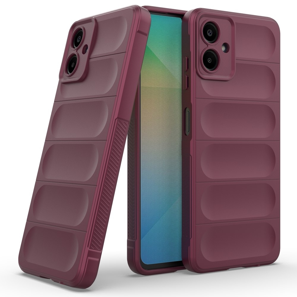 Rugg odolný gelový obal na Samsung Galaxy A06 4G - vínový