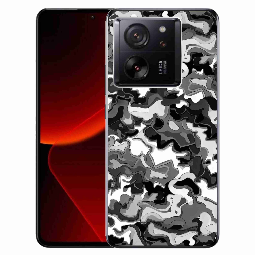 Gelový kryt mmCase na Xiaomi 13T/13T Pro - maskáčový vzor 3