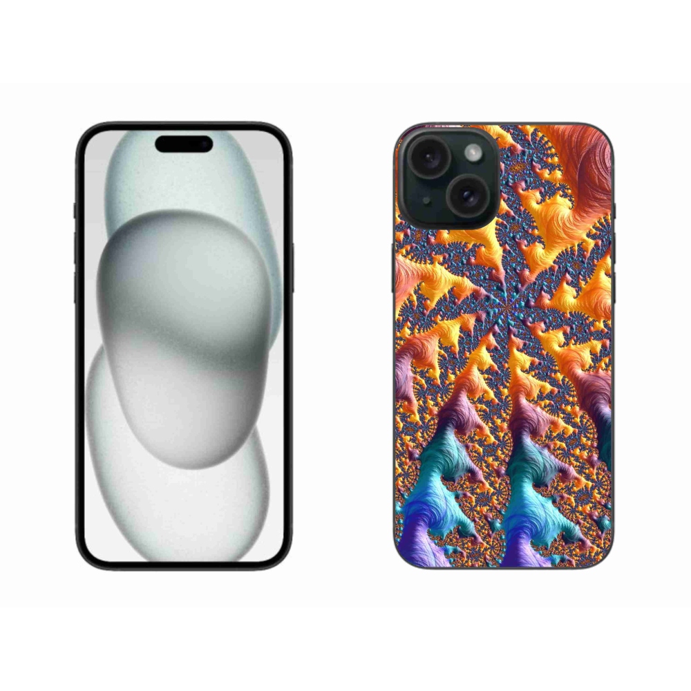 Gelový kryt mmCase na iPhone 15 Plus - abstraktní motiv 23