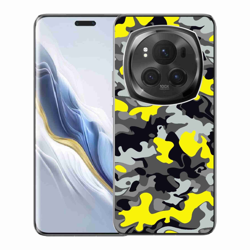 Gelový kryt mmCase na Honor Magic 6 Pro 5G - maskáčový vzor 6