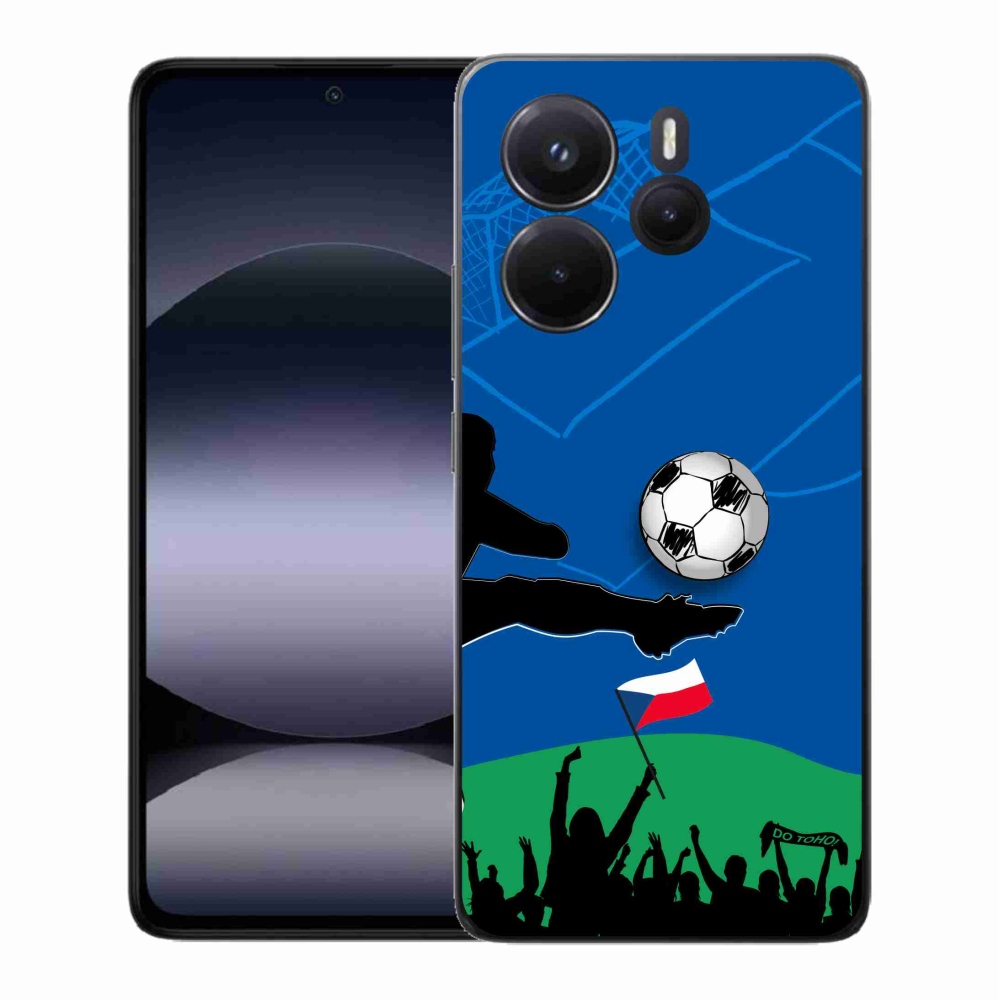 Gelový kryt mmCase na Xiaomi Redmi Note 14 - fanoušci fotbalu