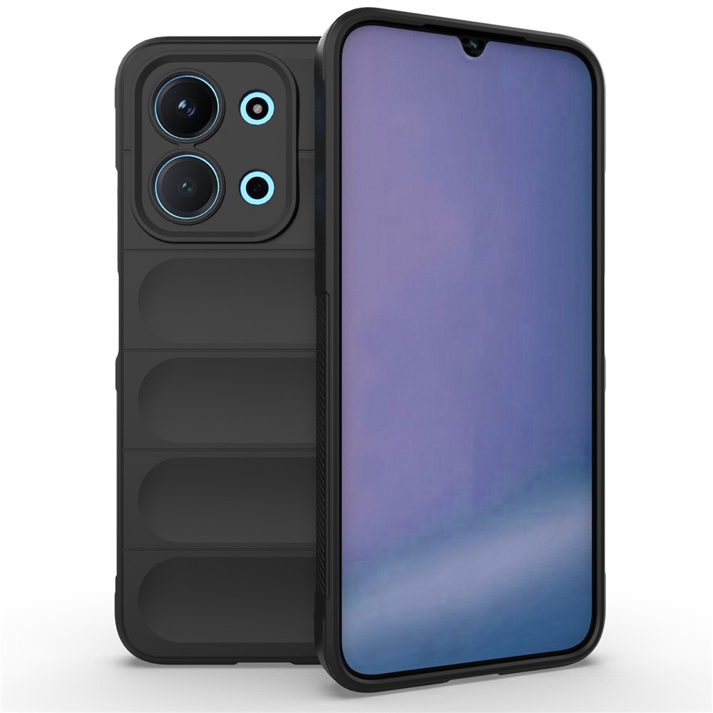 Rugg odolný gelový obal na Xiaomi Redmi 15C 4G (171mm)/Poco C85 4G (171mm) - černý
