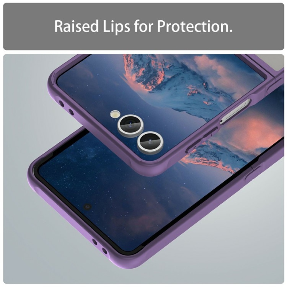 Case matný gelový obal s MagSafe na Samsung Galaxy Z Flip7 5G - fialový