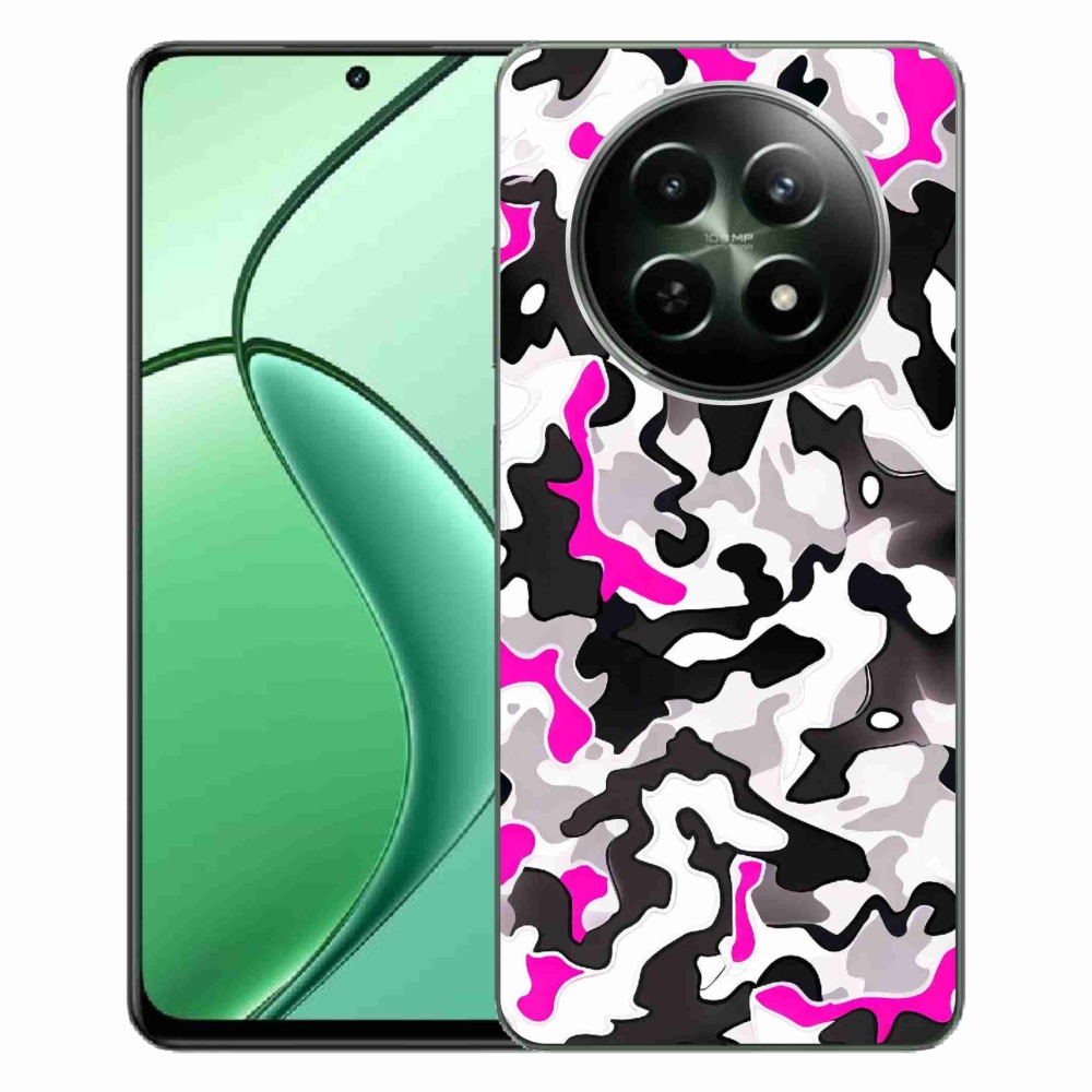 Gelový kryt mmCase na Realme 12 5G/12x 5G - maskáčový vzor 5