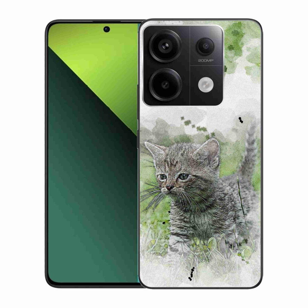 Gelový kryt mmCase na Xiaomi Redmi Note 13 Pro 5G/Poco X6 5G - roztomilé kotě 1