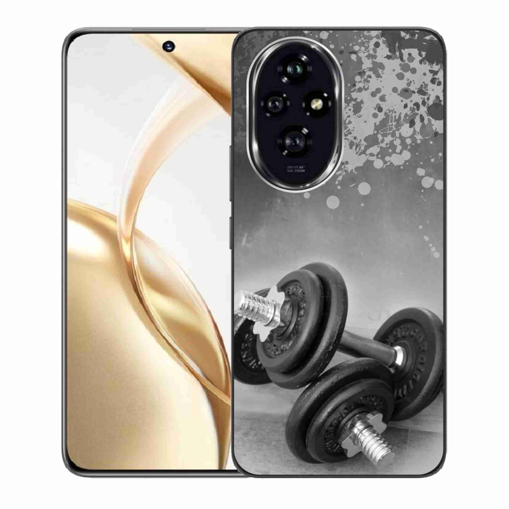 Gelový kryt mmCase na Honor 200 5G - činky 1