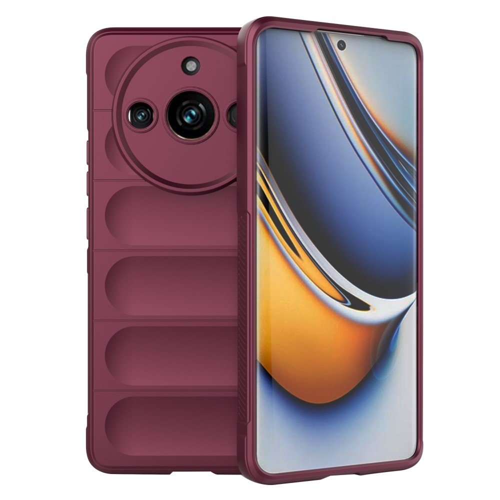 Shock odolný gelový obal na Realme 11 Pro 5G/11 Pro+ 5G - vínový