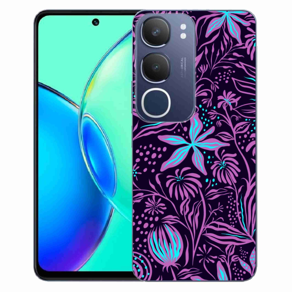 Gelový kryt mmCase na Vivo Y19s - květiny 2