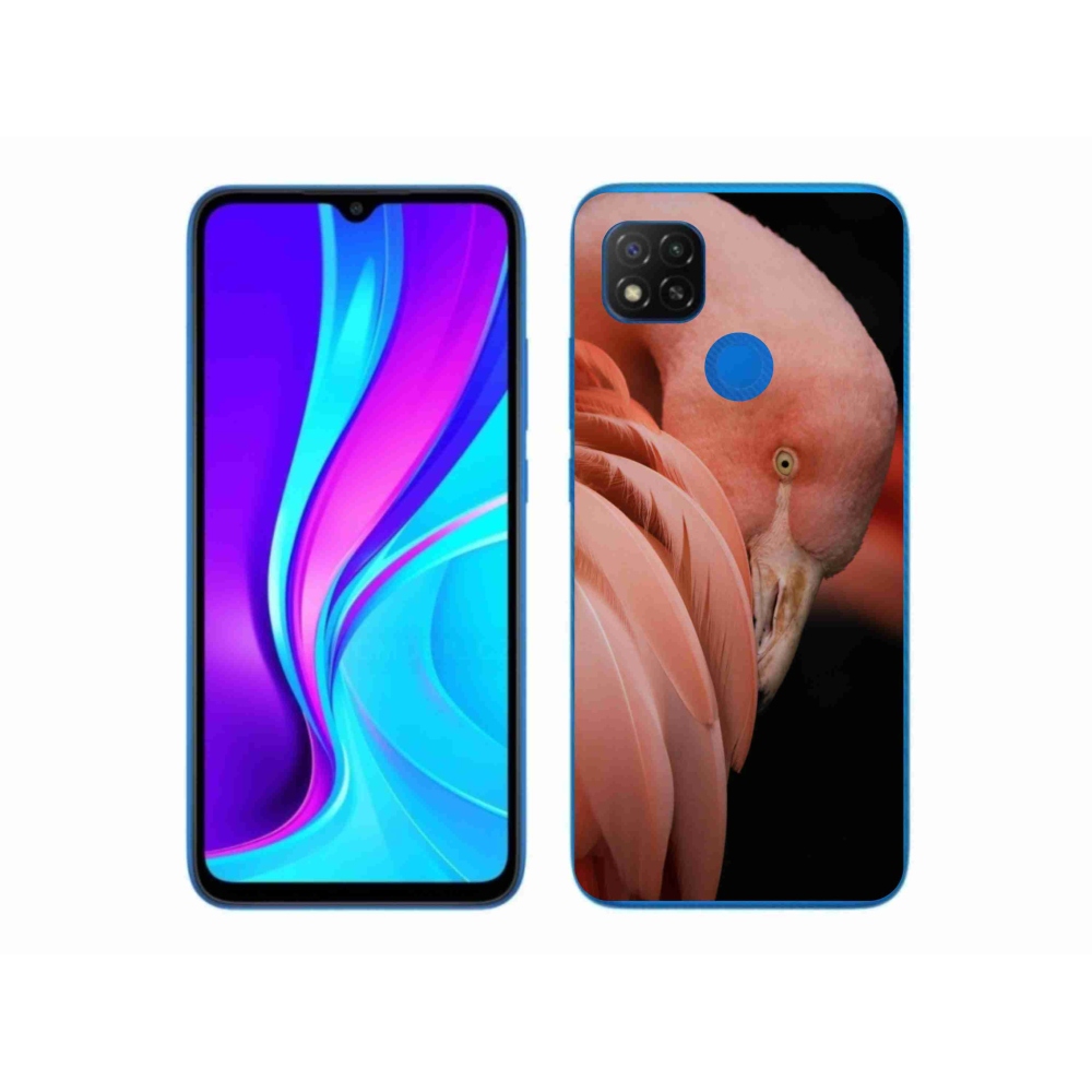 Gelový kryt mmCase na Xiaomi Redmi 9C - plameňák 3