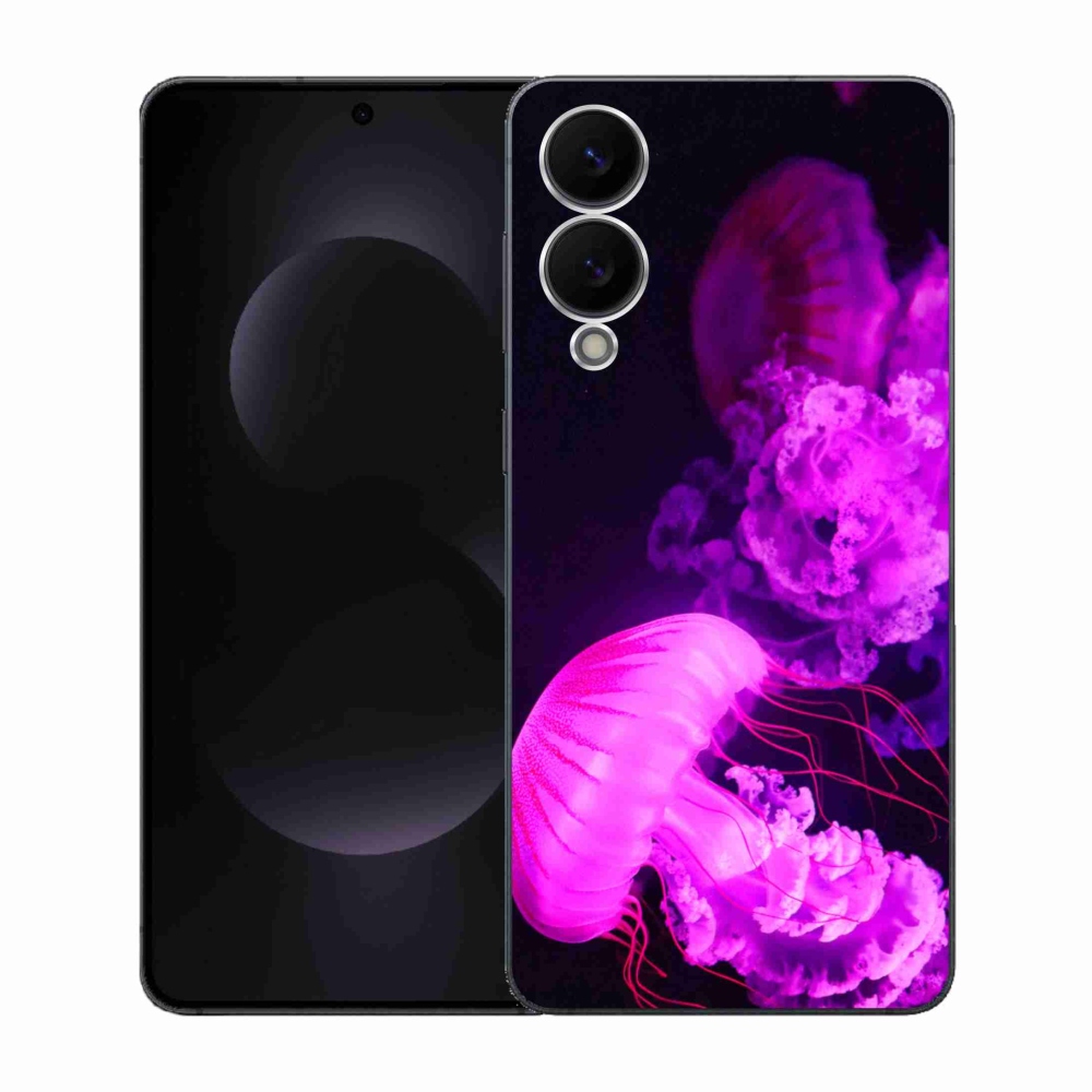 Gelový kryt mmCase na Samsung Galaxy S25 Edge - medúza 1