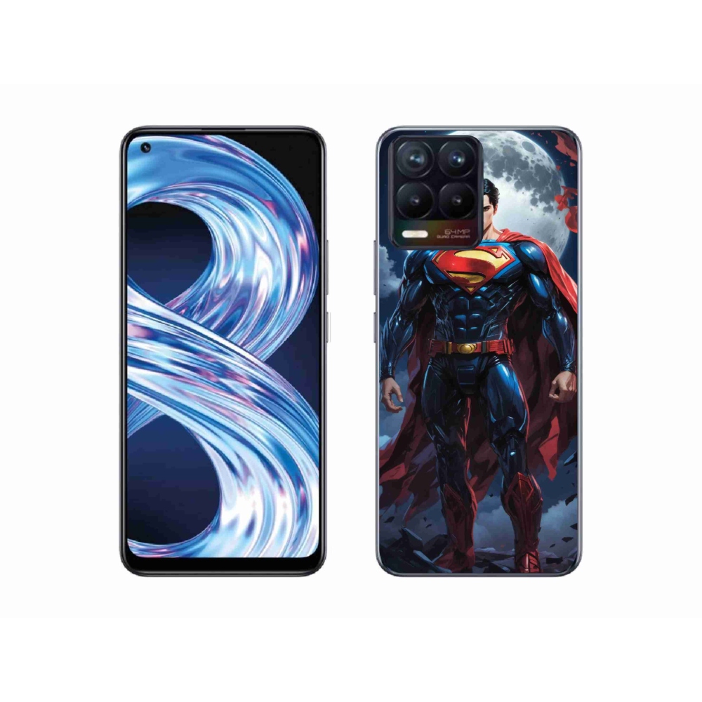 Gelový kryt mmCase na Realme 8 Pro - superman